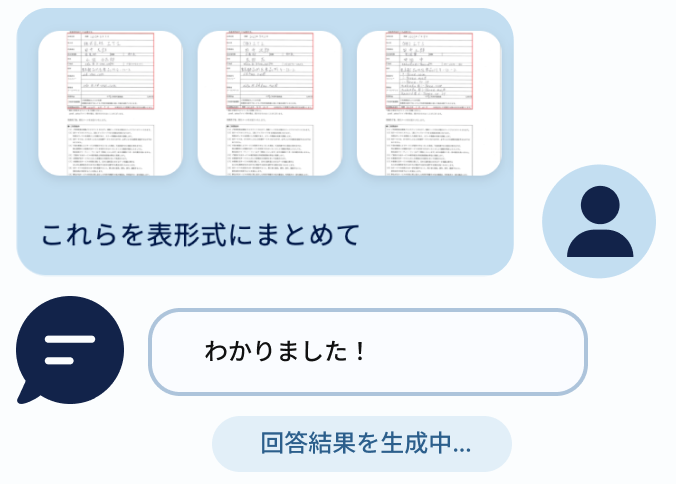 複雑な設定はいらない!
操作はやりたいことを話すだけ